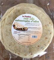 La piadina con olio extravergine di oliva