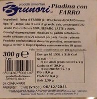Piadina con farro