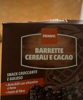 Barrette cereali e cacao