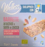 BARRETTE arachidi e semi di zucca