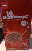 Hamburger di carne bovina surgelata