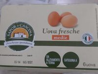Uova fresche medie