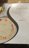 Pizza ai 4 formaggio cotto in forno a legna