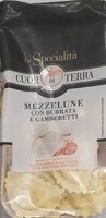Mezzelune con burrata e gamberetti