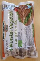 Wurstel vegetali con grano e riso