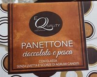 Panettone cioccolato e pesca