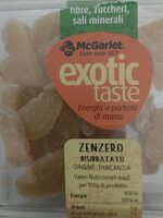 Exotica taste zenzero