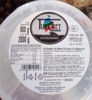 Antipasto di mare gioioso in salamoia