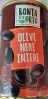 Olive nere intere in salamoia