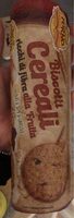 Biscotti cereali ricchi di fibra alla frutta