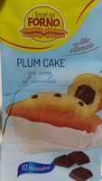 Plum cake con crema al cioccolato
