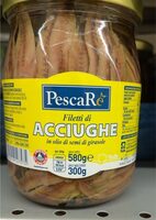 Filetti di acciughe in olio di girasole