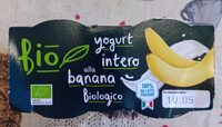 Yogurt intero alla banana biologico