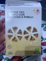 Tortine veg al tofu con zucchine e piselli