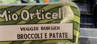 Veggie burger broccoli e patate