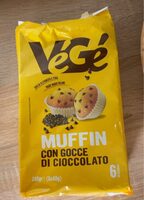 Muffin con gocce di cioccolato