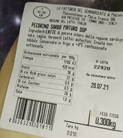 Pecorino sardo maturo DOP