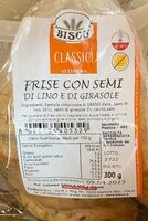 Frise con semi di lino e di girasole