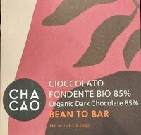 Cioccolato Fondente Bio 85%
