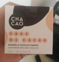 Fave di cacao ricoperte de cioccolato fondente