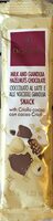 Snack cioccolato al latte e alle nocciole gianduia