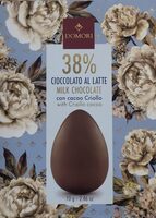 Uovo di ciocioccolato al latte 38%