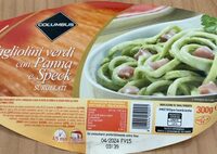 Tagliolini verdi con panna e speck