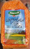 Lenticchia rossa decorativa