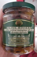 Olive riviera in olio Extra vergine di olive denocciolate