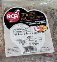 Mini rollè di polli e tacchino in crosta