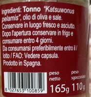 Tonno all’olio d’oliva