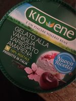Glace a la cerise et vanille