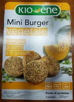 Mini Burger vegetale, con semi di zucca e girasole