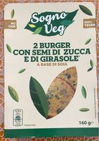 Burgee con semi di zucca e di girasole
