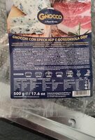 Gnocchi con speck igp e gorgonzola dop