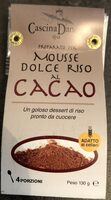 Mousse dolce riso al cacao