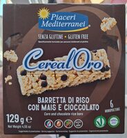 CerealOro baretta di riso mais e cioccolato senza glutine