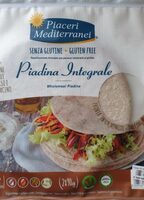 Piadina integrale senza glutine