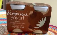 Yogurt intero biologico di capra alla nocciola