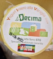 Yogurt intero alla vaniglia