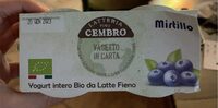 Yogurt intero al mirtillo