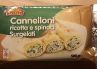 Canelloni ricotta e spinaci surgelati