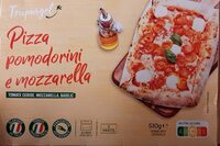 Pizza pomodori e mozzarela
