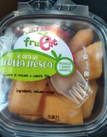 Frutta fresca melone a cubetti