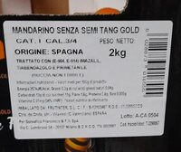 Mandarino senza semi