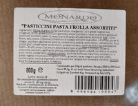 Pasticcini pasta frolla assortiti