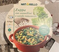 Zuppa con cannellini e cavolo romanesco