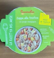 Zuppa alla Trentina con Funghi Champignon