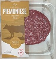 Burger con carne macinata di Piemontese