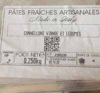 Cannelloni viande et legumes